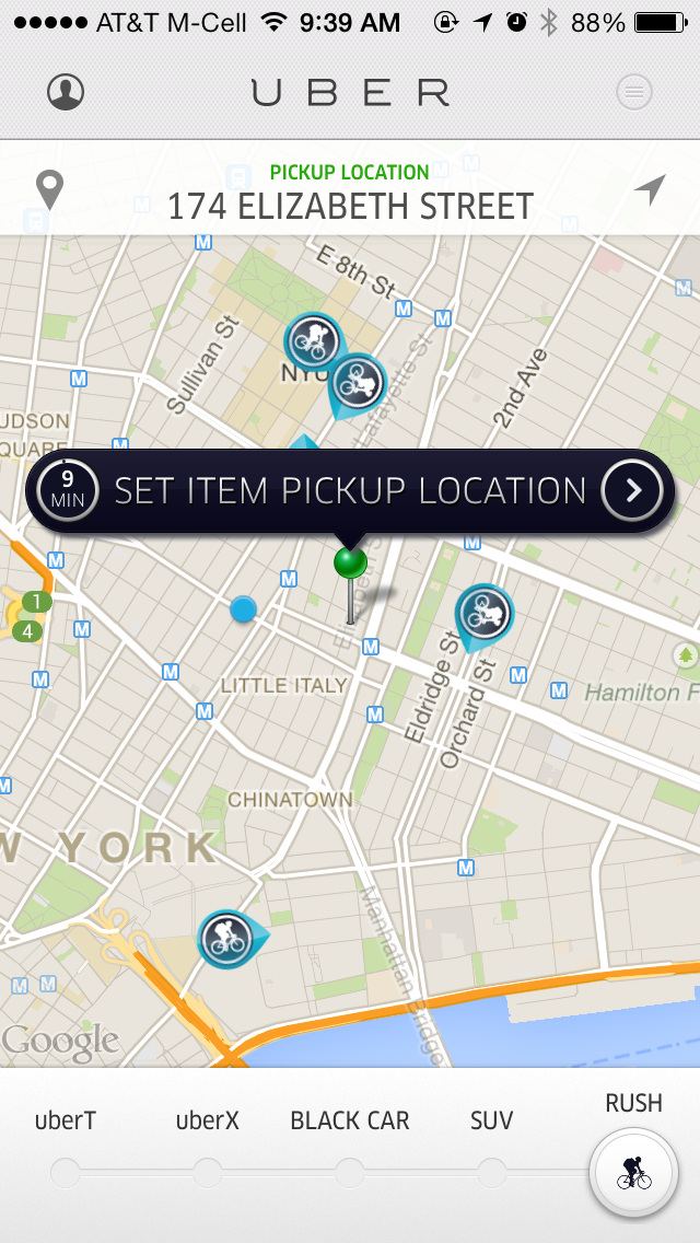 Uber Screenshots Mobile Patterns
